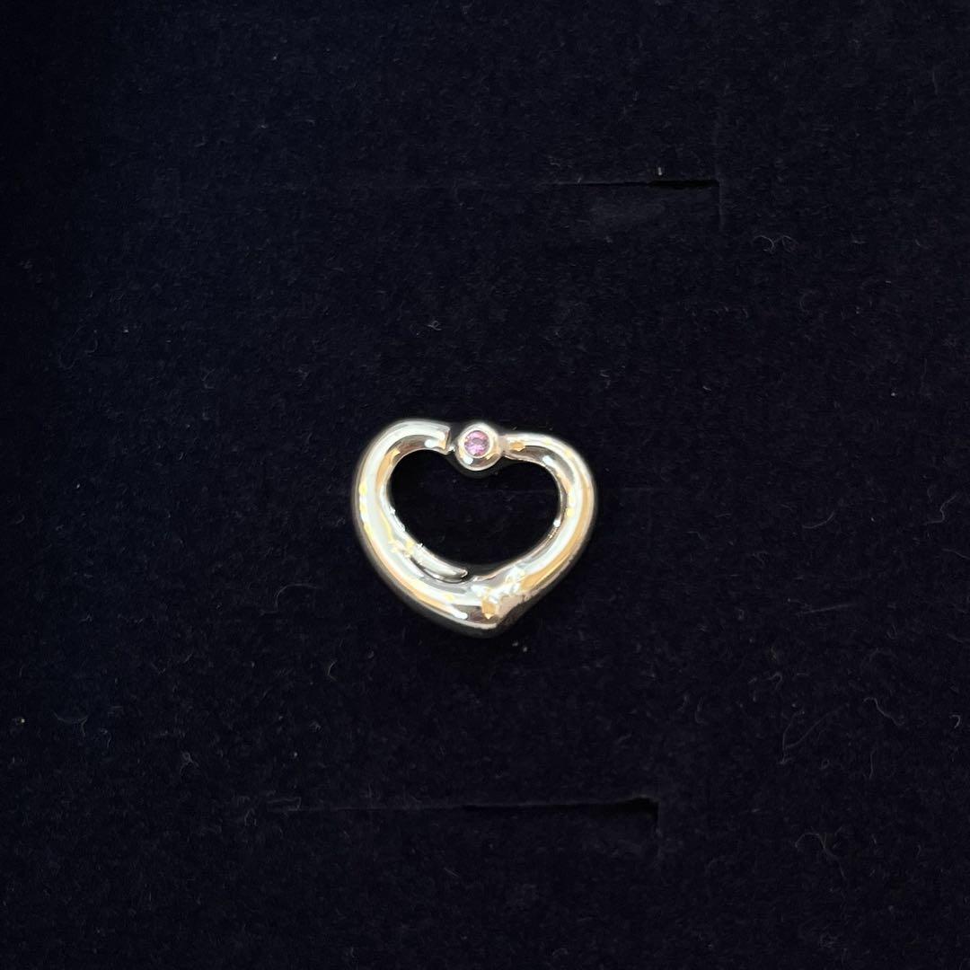 TIFFANY＆CO. 】オープンハートネックレス ピンクサファイア