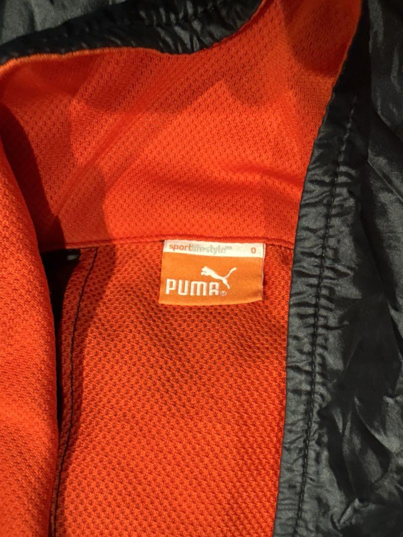 PUMA ウィンドブレーカー ブラック　O