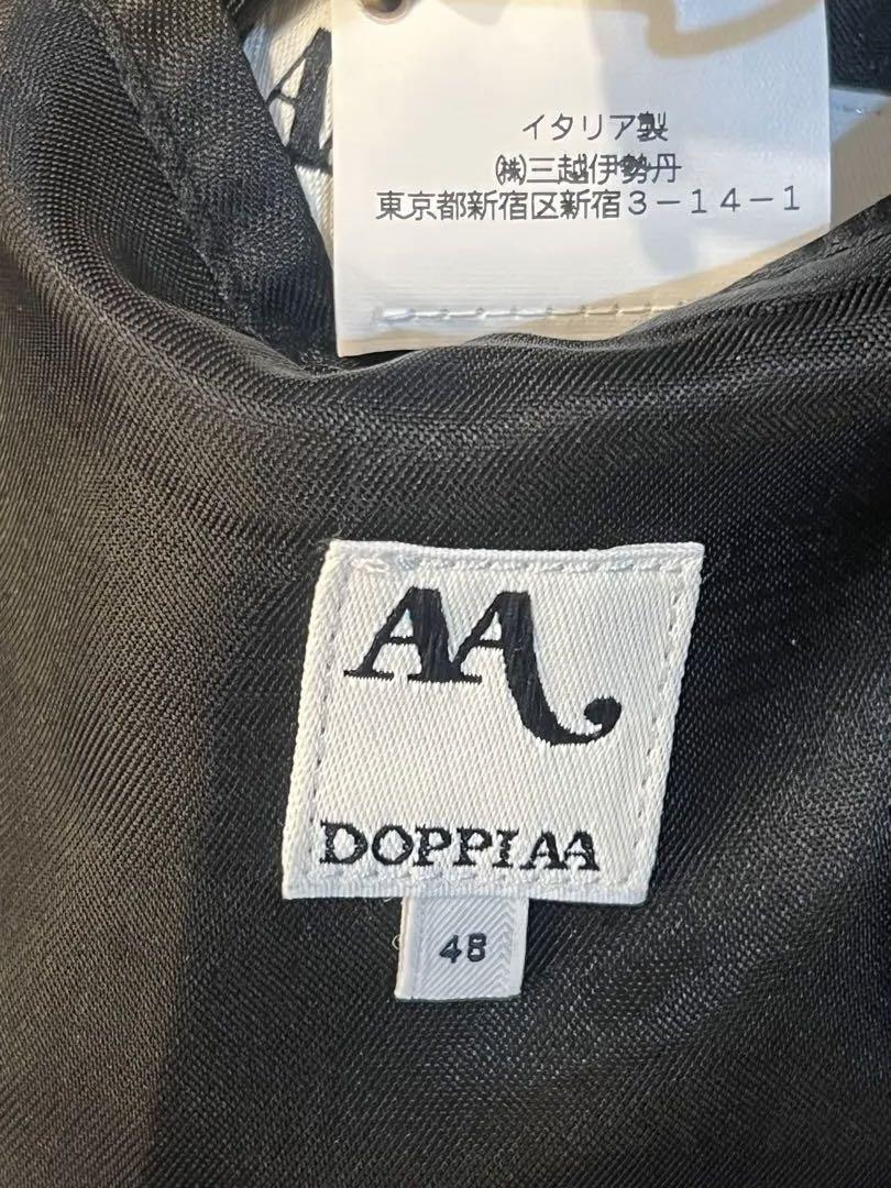 のり　新品　DOPPIAA コート(48、イタリア製、三越伊勢丹取り扱い)