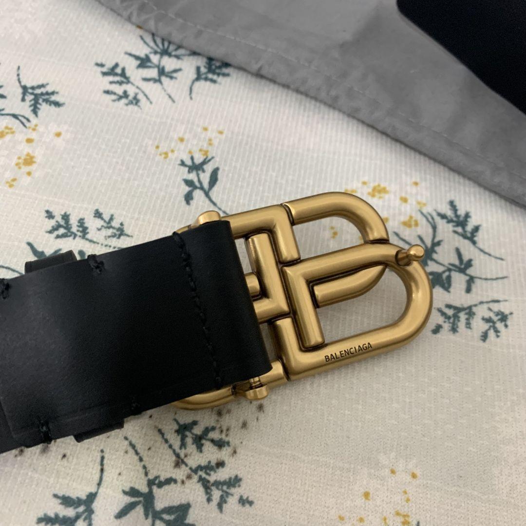Balenciaga BB ロゴ レザーベルト