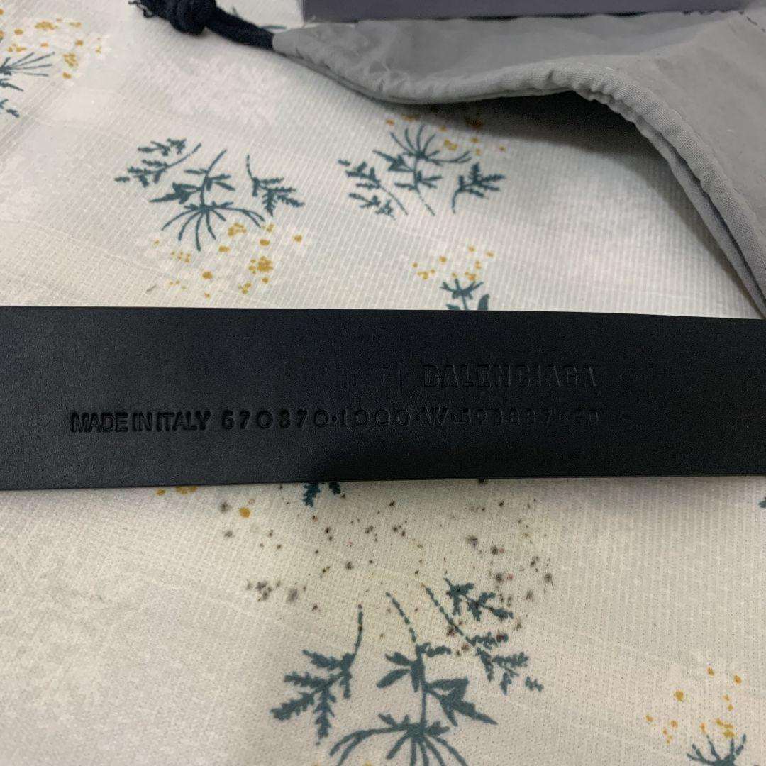 Balenciaga BB ロゴ レザーベルト