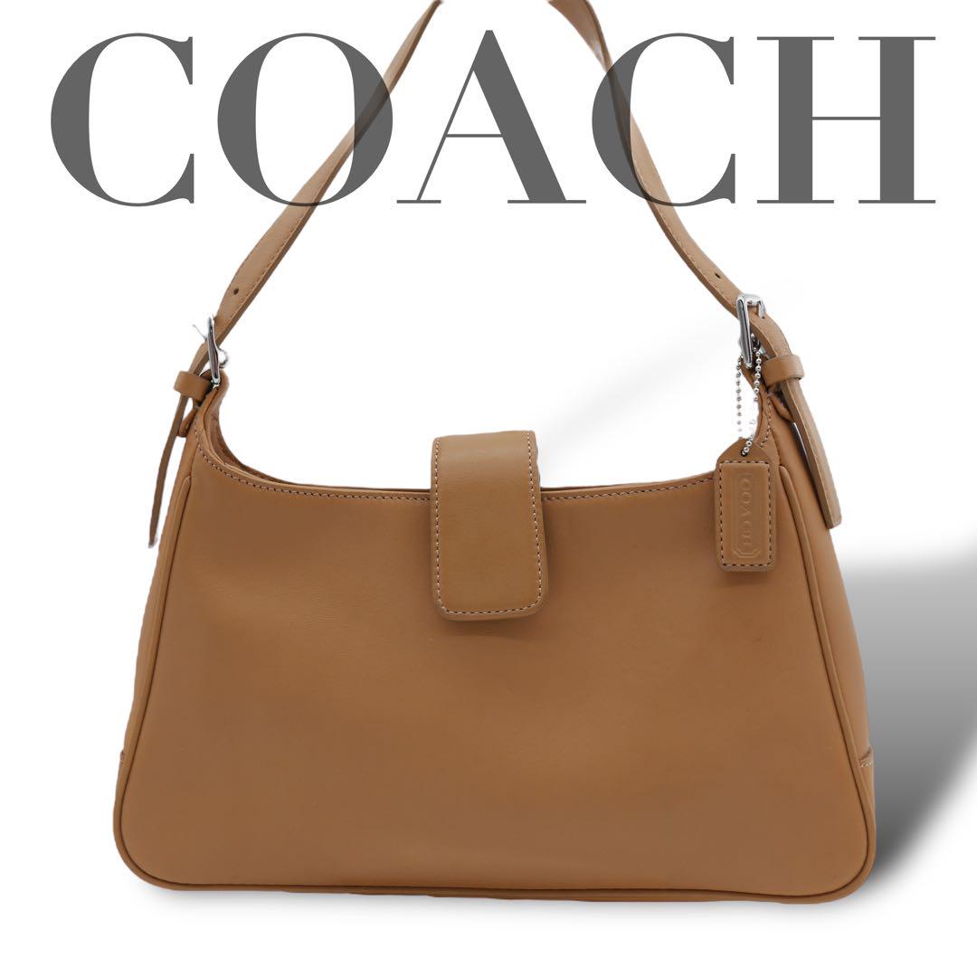 K75.COACH コーチ ワンショルダーバッグ ベージュ 7789