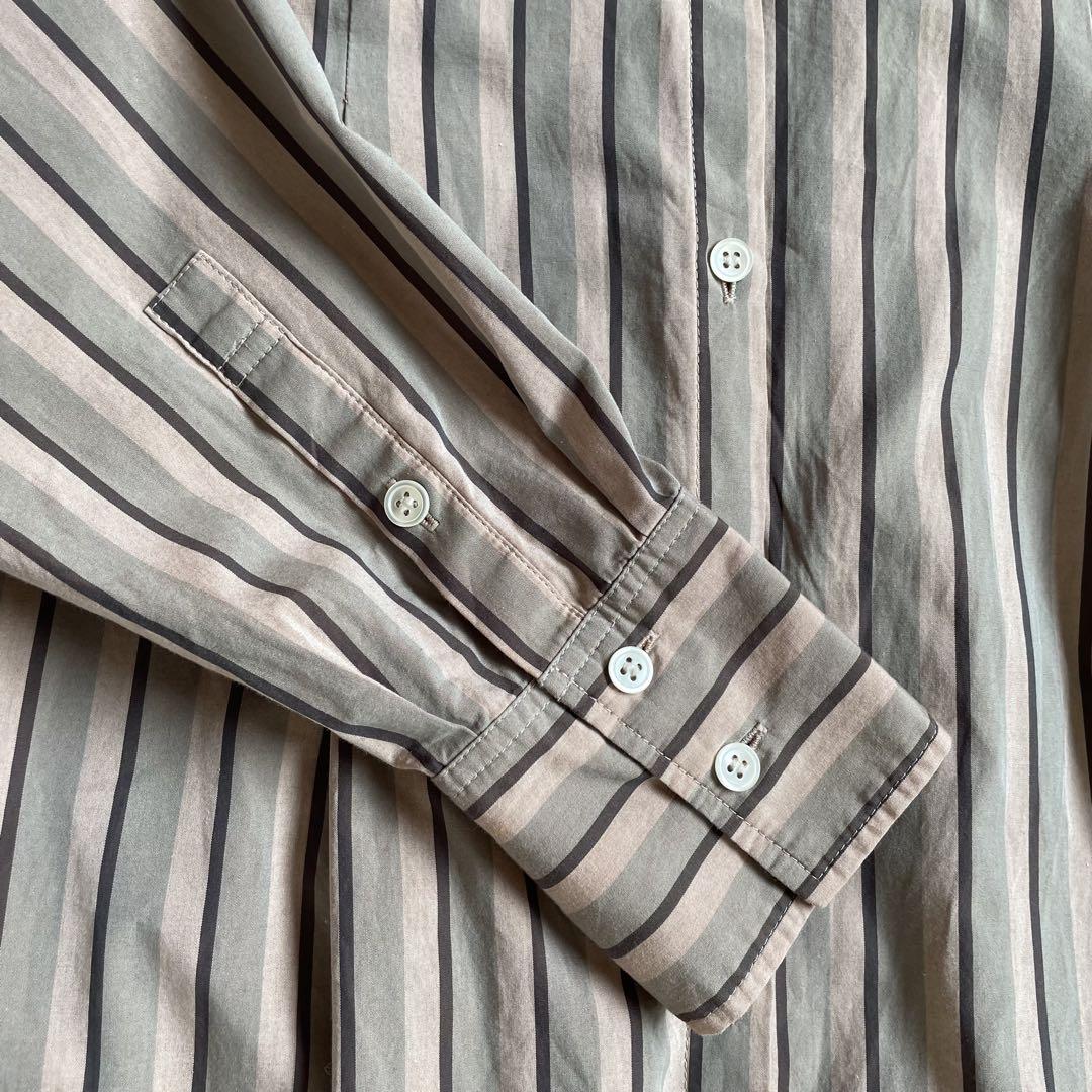 ジャーナルスタンダード 美品 ストライプ Aライン ロングシャツ