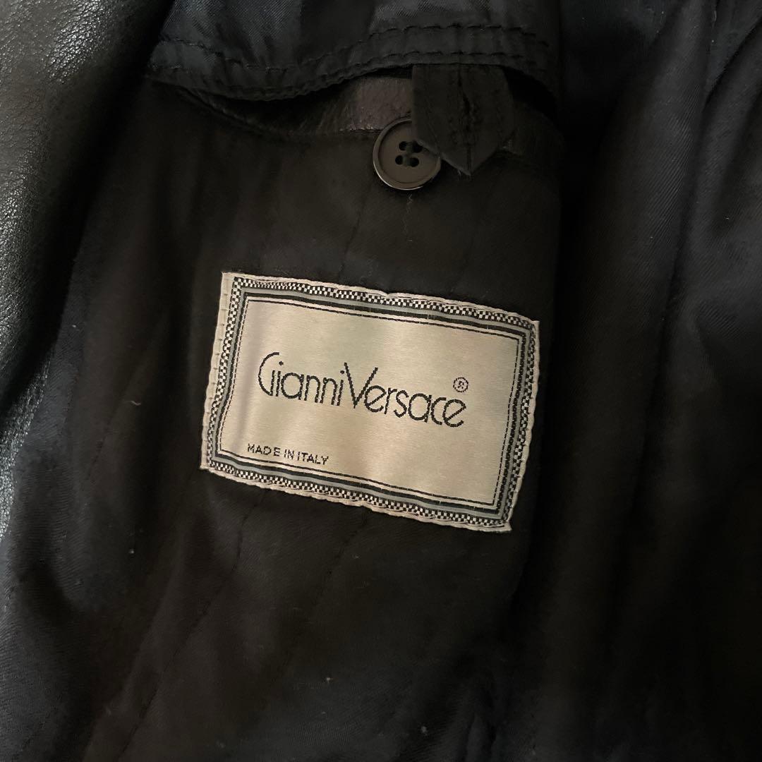 《訳あり処分価格》ジャンニ・ヴェルサーチ レザー コート 《訳あり処分価格》ジャンニ・ヴェルサーチ レザー コート