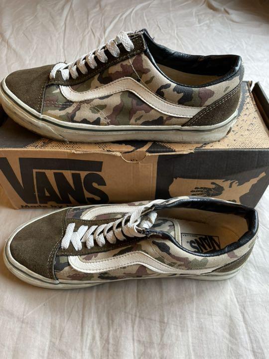 通販最安値 9.5 90s Made in USA VANS OLD SKOOL カモフラ QTVlO-m34381368399 お買い得2022