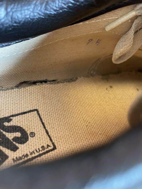 通販最安値 9.5 90s Made in USA VANS OLD SKOOL カモフラ QTVlO-m34381368399 お買い得2022