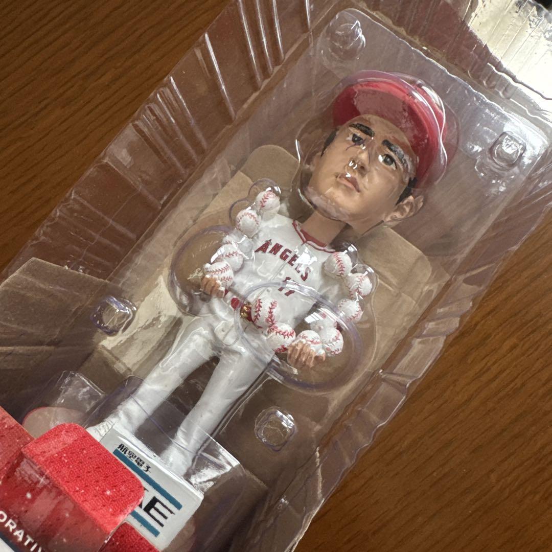 非売品 大谷翔平 13奪三振 記念ボブルヘッド