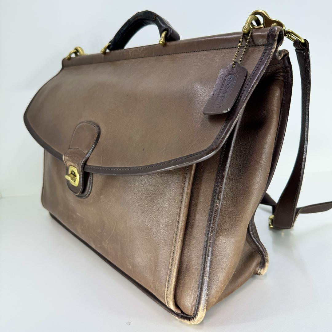 コーチ　coach 本革　2wayビジネスバッグ ブラウン　307
