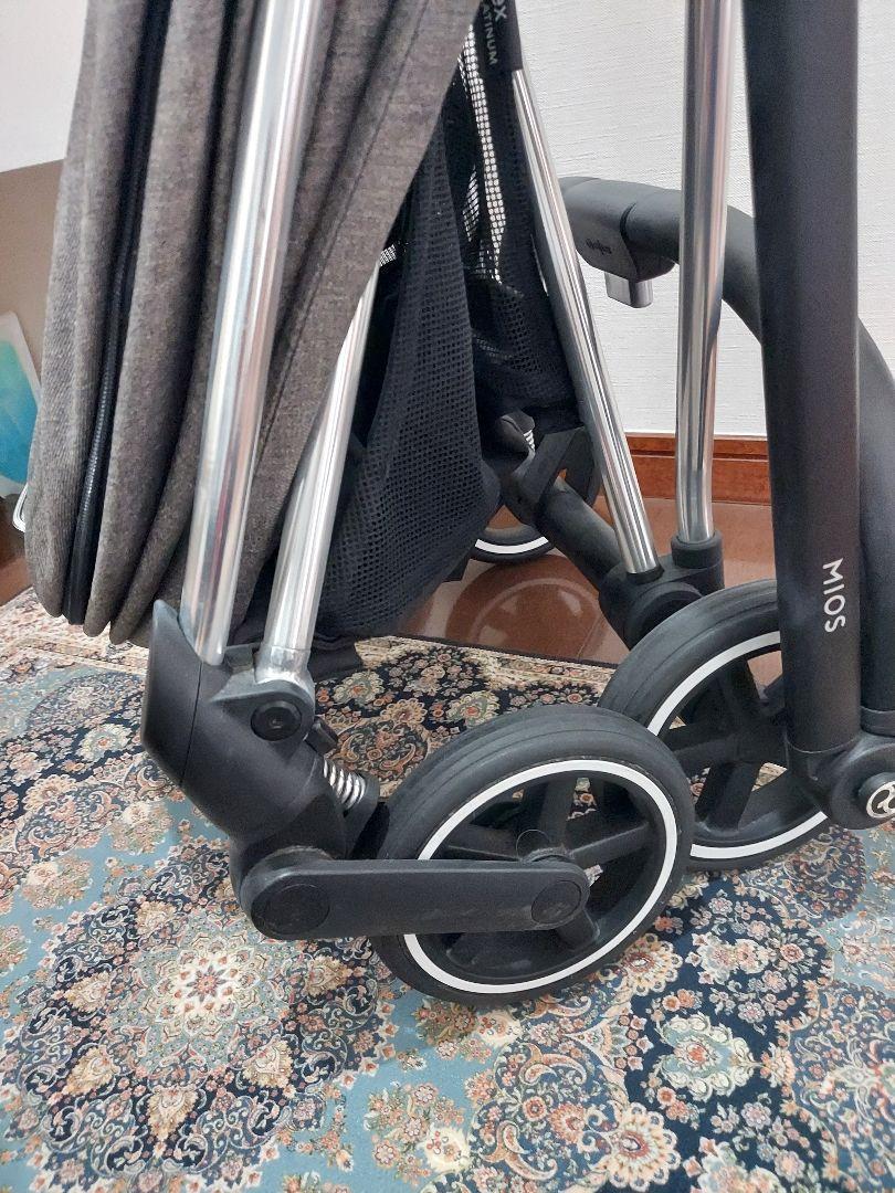 cybex ミオス ベビーカー グレー折りたたみ式
