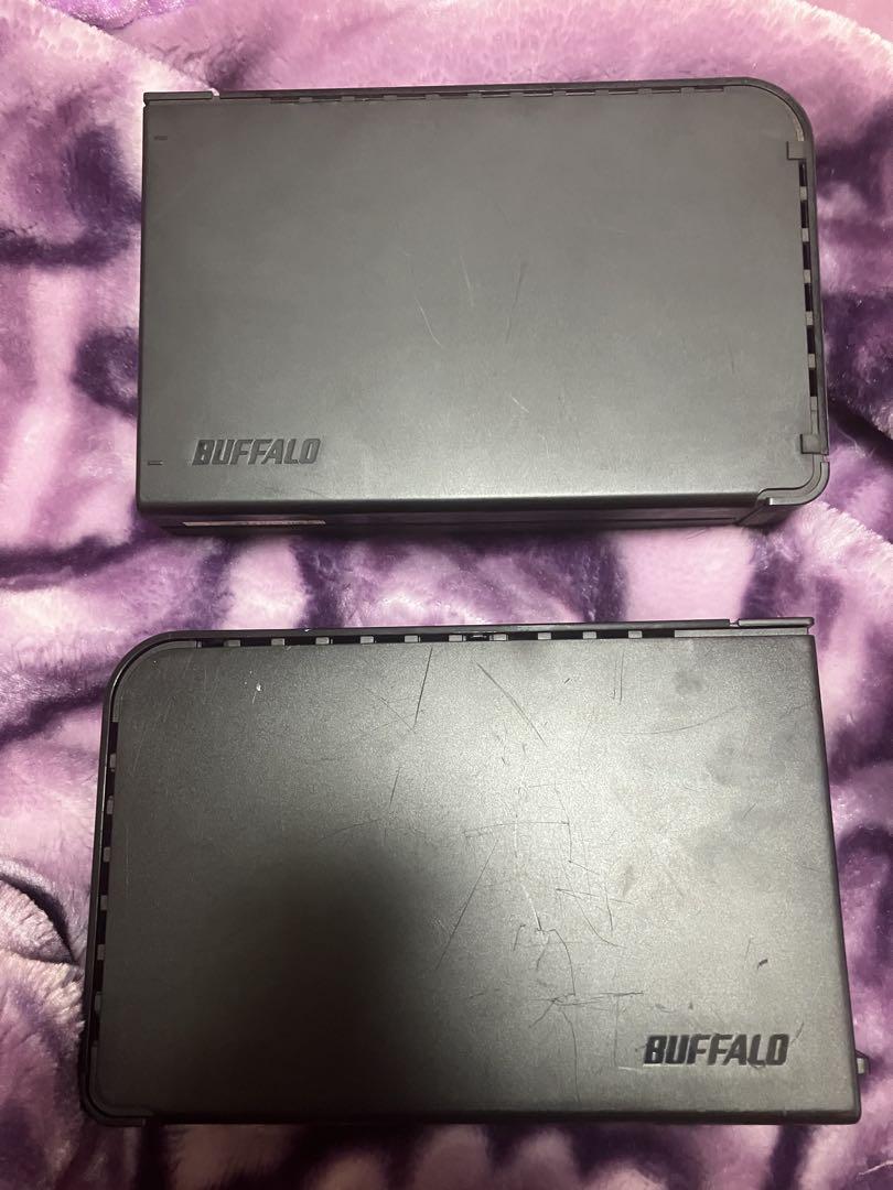 BUFFALO 外付けハードディスク 1TB 2こ