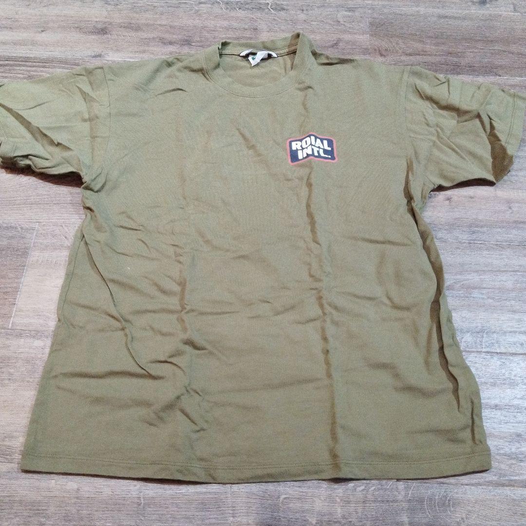 ROIAL INDUSTRY オリーブ Tシャツ M