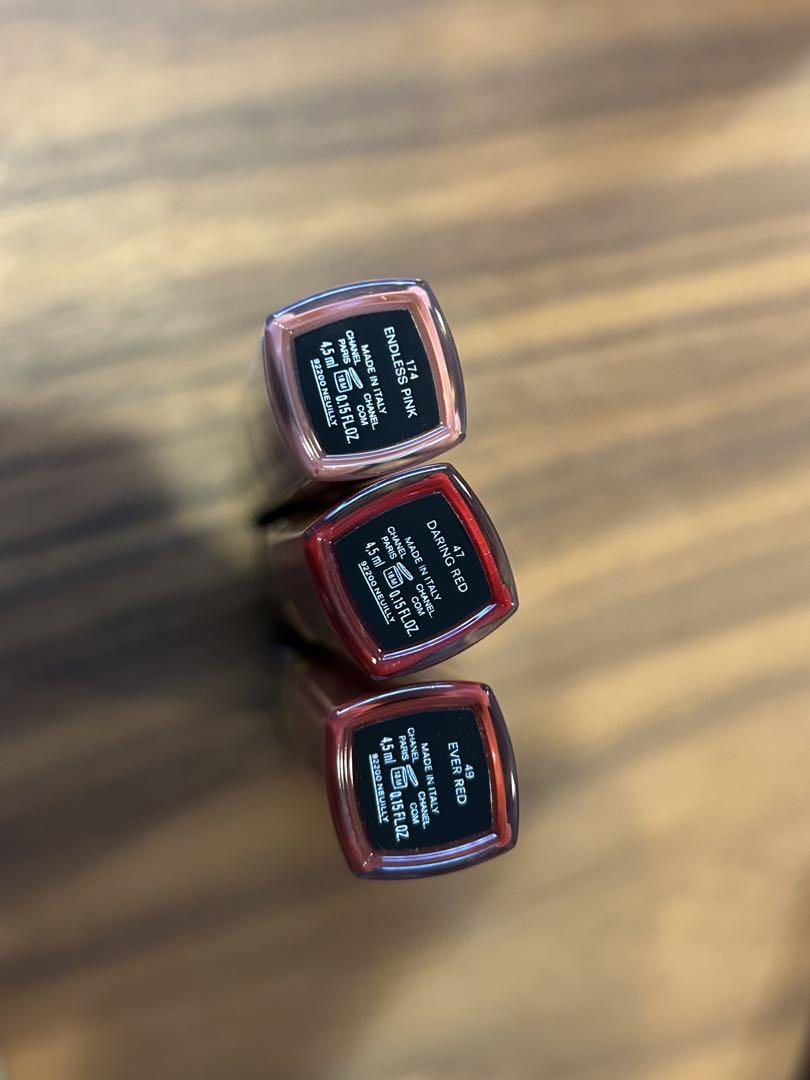 CHANEL ルル ルージュ デュオ 3色セット 47 49 174 CHANEL ルル ルージュ デュオ 3色セット 47 49 174 - メルカリ