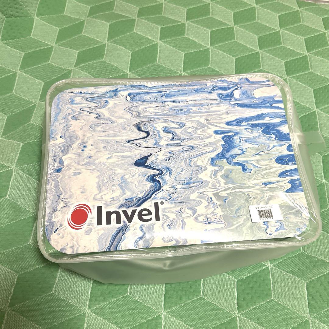 【新品未使用】INVEL ブランケット　小　インヴェル　ライトグリーン
