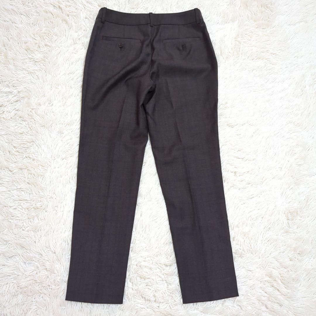 美品 スーツカンパニー REDA 110s パンツスーツ グレンチェック 茶