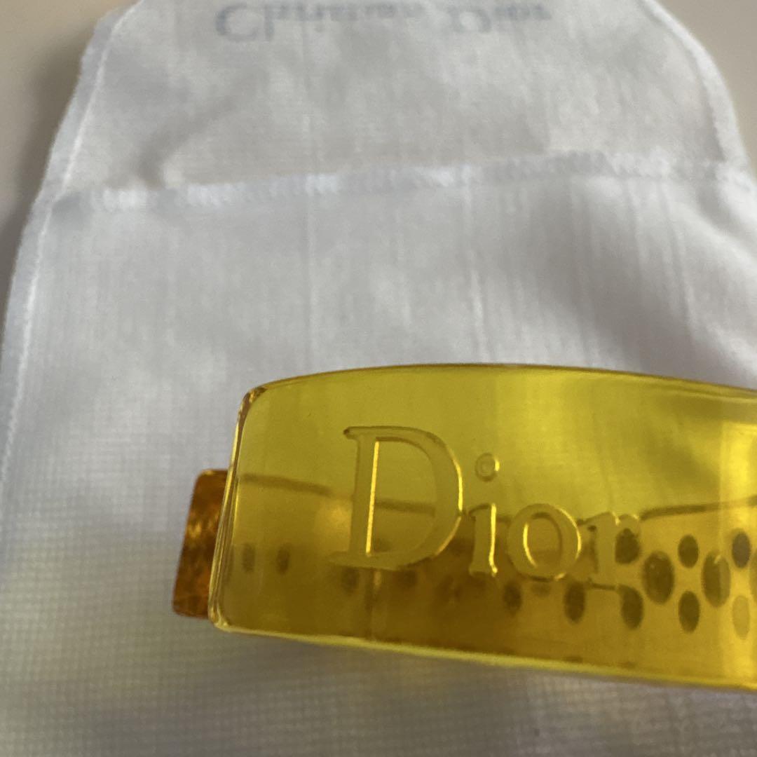 Dior クリア バングル ラインストーン