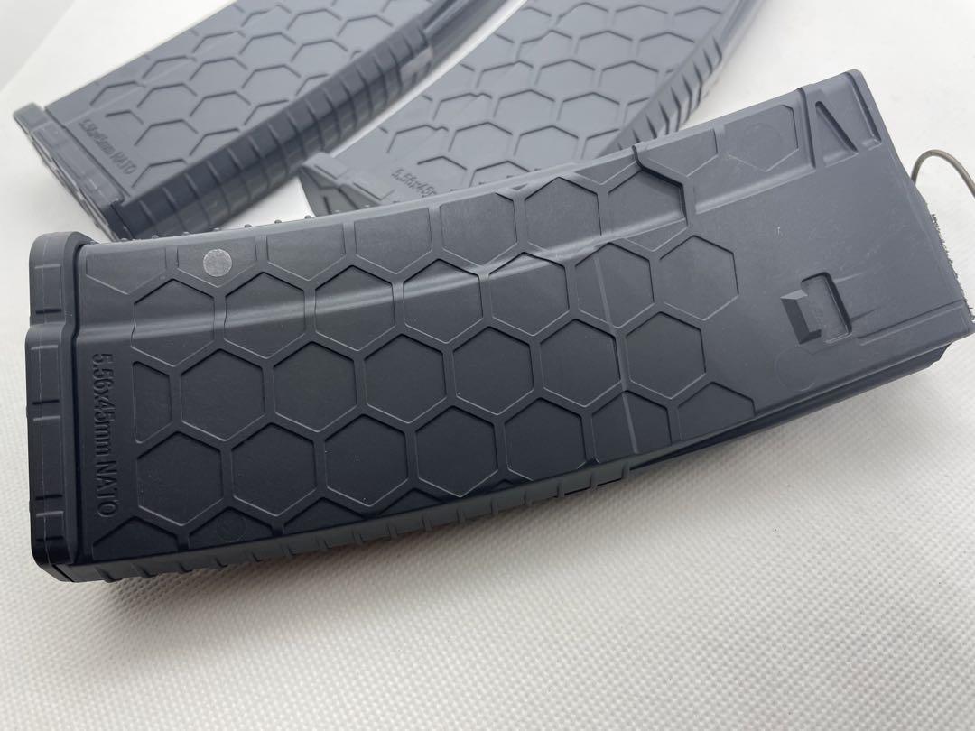 実物HEXMAG ３本セット　加工用マガジン　グレー