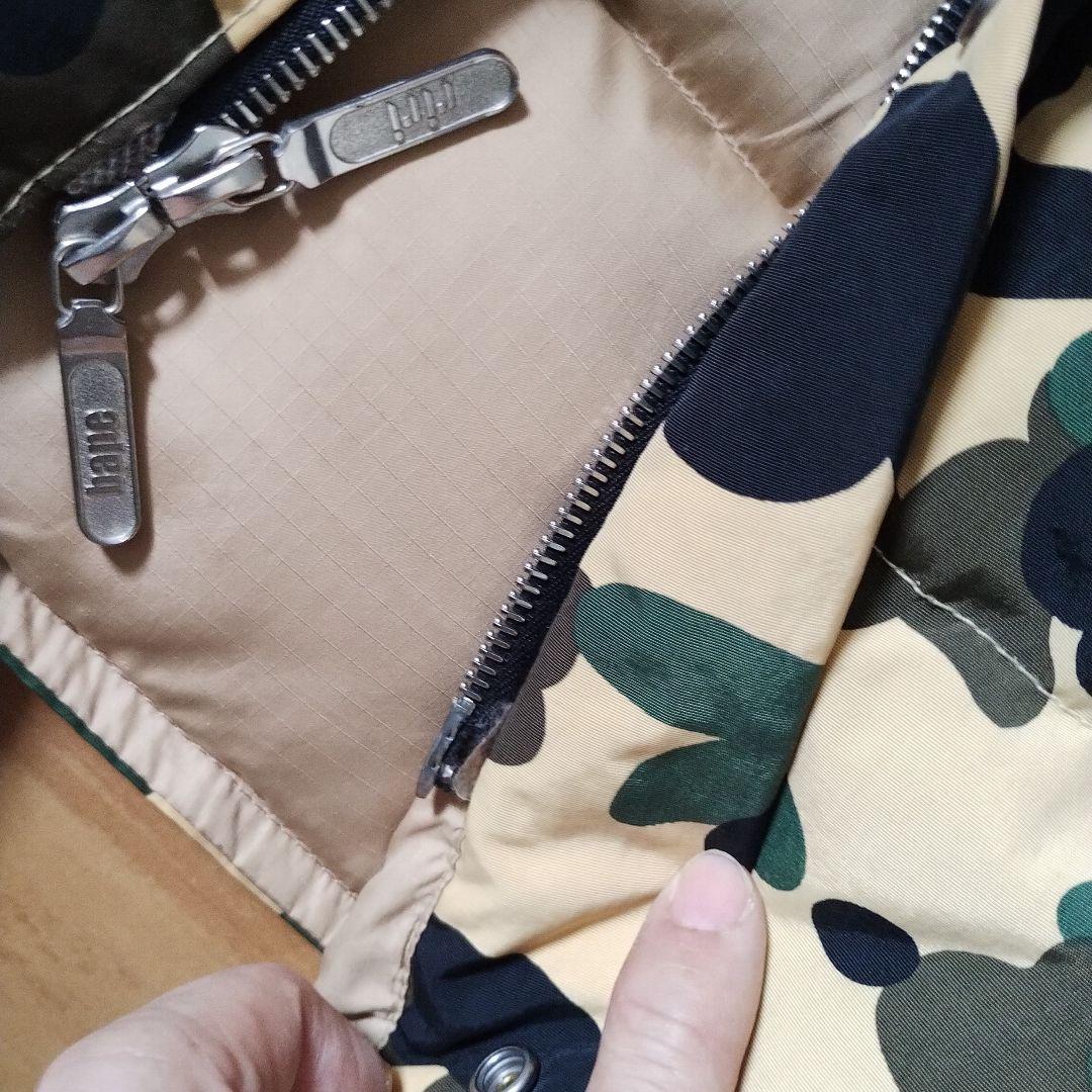 A BATHING APE 迷彩ダウンジャケット S