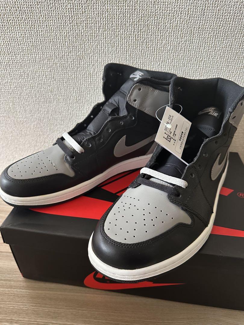 新品未使用・黒タグ 29cm NIKE AIR JORDAN 1 SHADOW