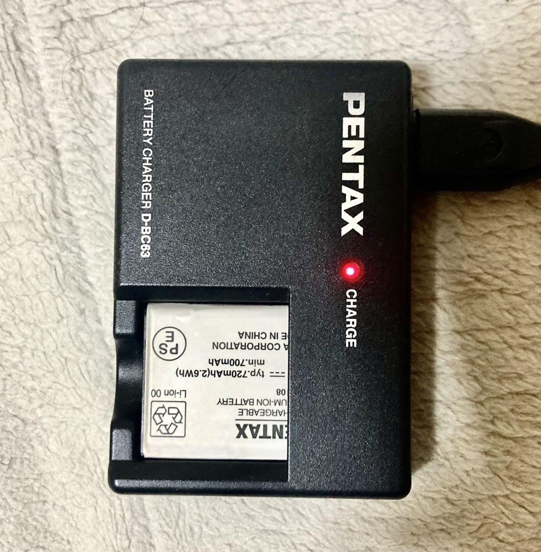 【全品送料無料】 PENTAX オプト Optio RS1500 コンパクトデジタルカメラ 充電器 デジタルカメラ