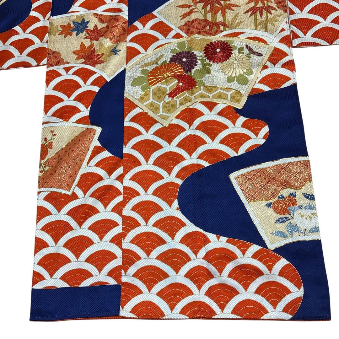 (う63) 雅藍の舞 ✦ 華扇が描く古典美の振袖㊗️3点セット (う63) 雅藍の舞 ✦ 華扇が描く古典美の振袖㊗️3点セット