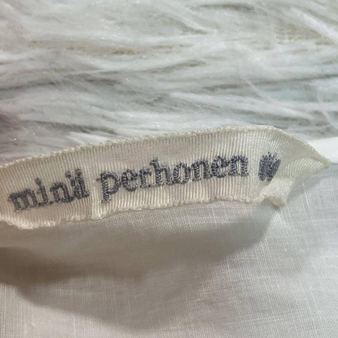 ミナペルホネン ブラウス 麻 リネン100% flower candy 40 ミナペルホネン ブラウス 麻 リネン100% flower candy 40