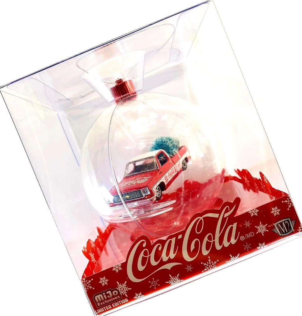 M2マシーン　コカ・コーラ　クリスマスオーナメント　シボレーC10  1/64