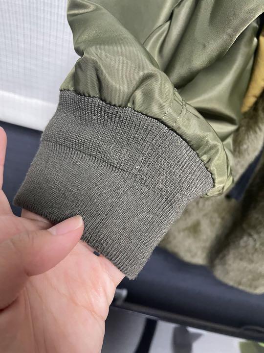 【美品】 etsinta エシンタ ファー 切替 ジャケット カーキ おすすめ】 etsinta（エシンタ）の「【etsinta/エシンタ】ファー