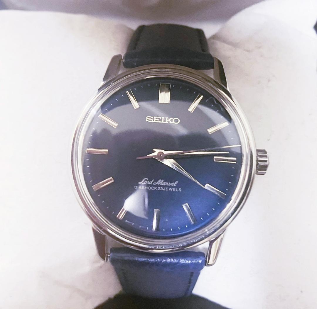 SEIKO Lord Marvel 5740-0010手巻き時計 ブルー