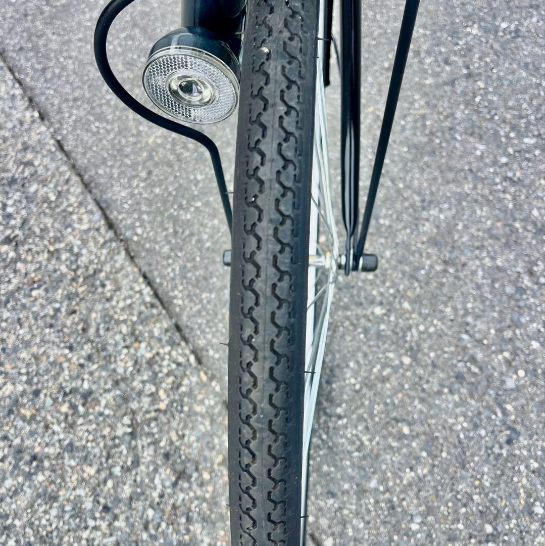 ❣お買得品 Fitz26インチ シティサイクル ブラック 前面バスケット付き目立った傷や汚れなし BRIGHTFACE_UK