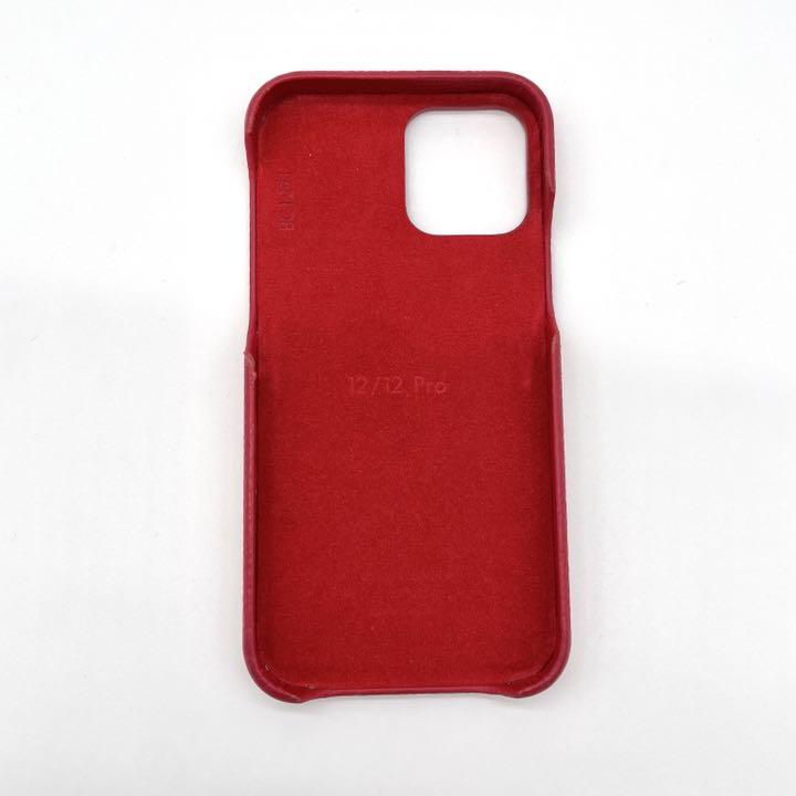 ございます 美品 iPhone12 Pro モノグラム レッド eflKD-m34404171165 ルイヴィトン バンパー いただけま