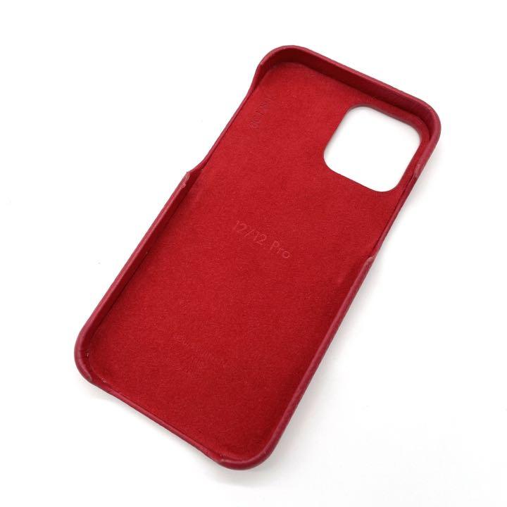 ございます 美品 iPhone12 Pro モノグラム レッド eflKD-m34404171165 ルイヴィトン バンパー いただけま