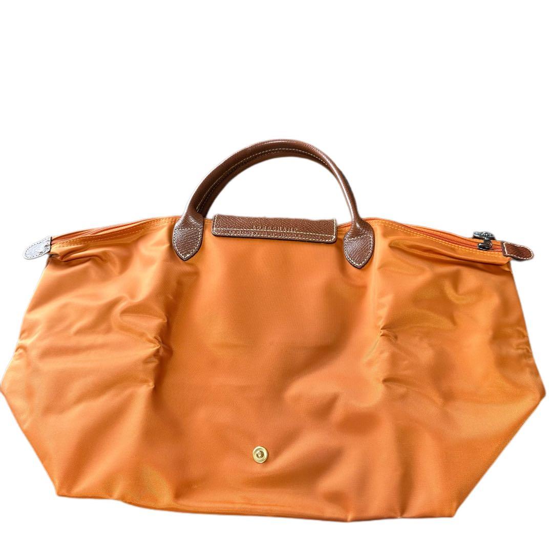新品未使用 ロンシャン ル プリアージュ Lサイズ ブラウン(オレンジ系