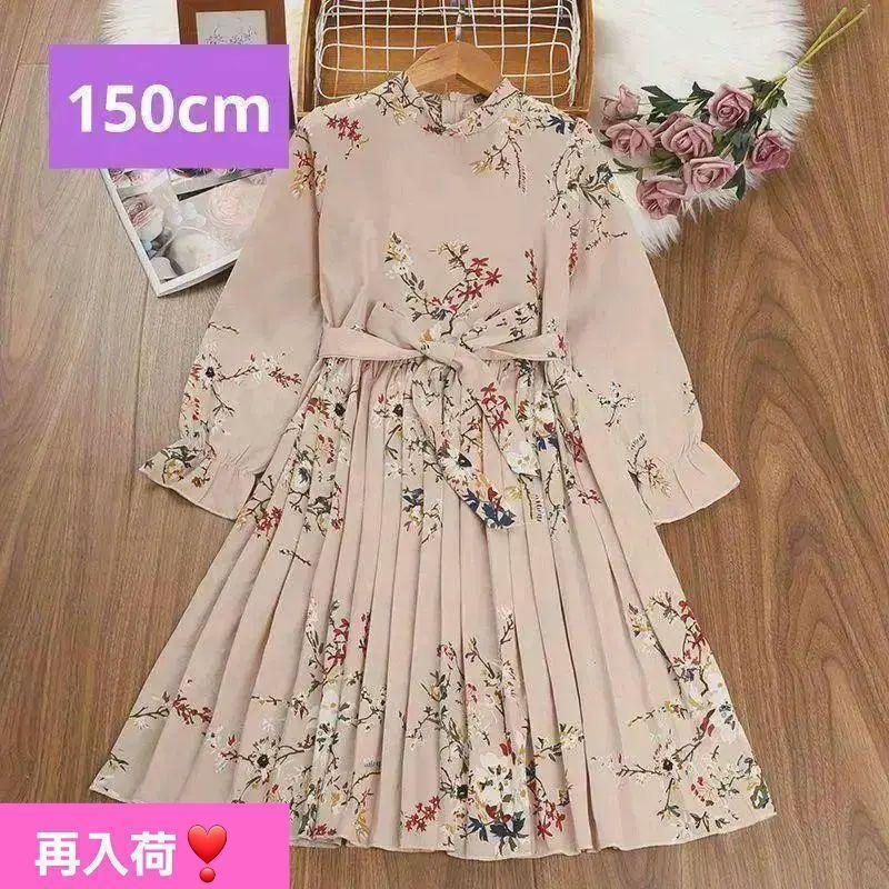 キッズワンピース 花柄ドレス フォーマル 結婚式 150センチ 韓国子供服 メルカリ