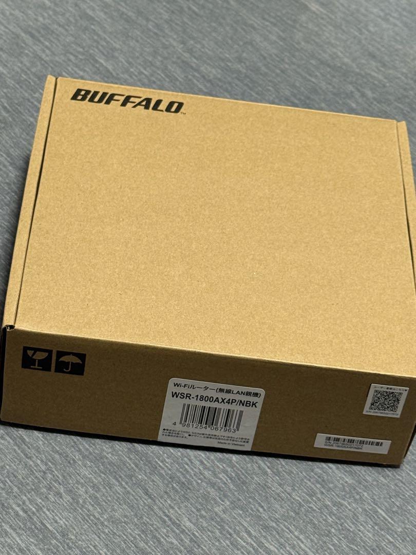 BUFFALO WSR-1800AX4P/NBK Wi-Fiルーター
