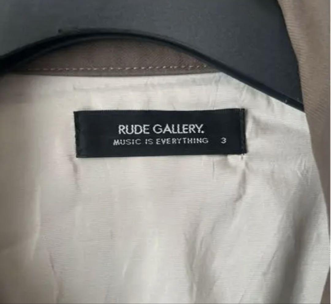 RUDE GALLERY ブラウン刺繍ジャケット サイズ3