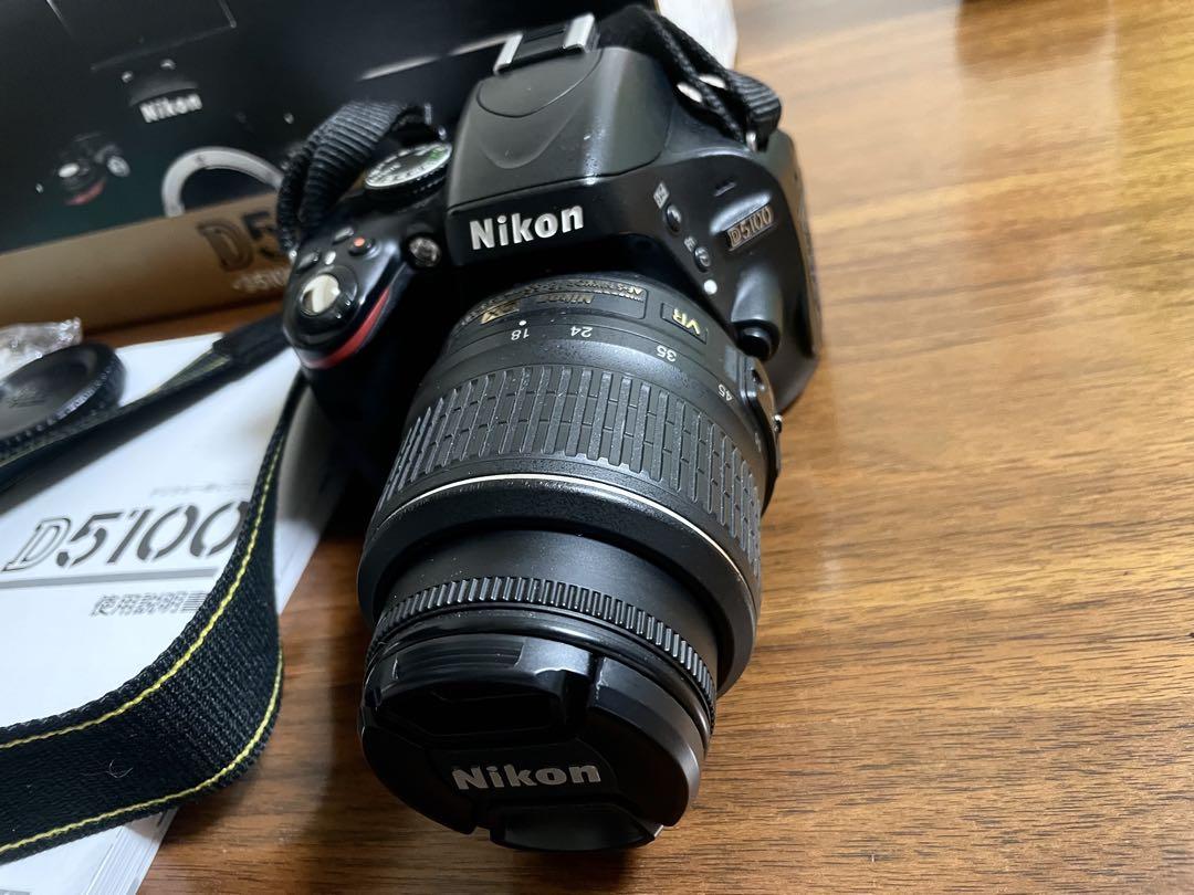 【箱付】Nikon D5100デジタル一眼レフカメラ 純正標準ズームレンズ ニコン Nikon D5100 レンズキット SDカード(16GB)付き : カメラ