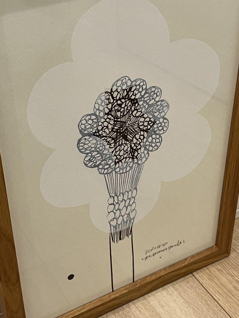 山口一郎　原画　花の絵　Sサイズ