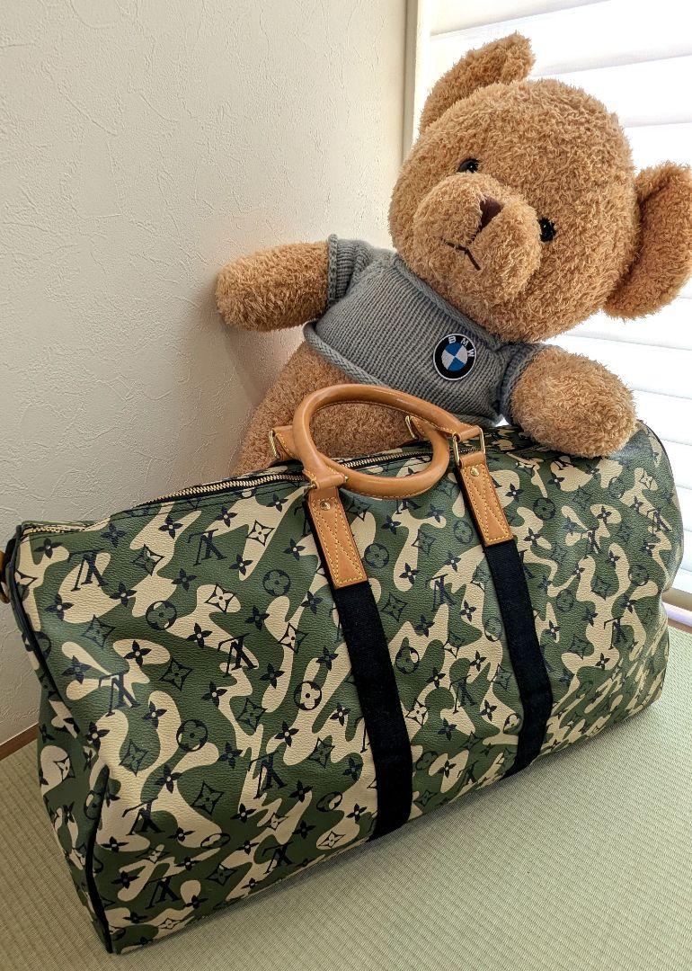 希少 LOUIS VUITTON ルイヴィトン キーポル バンドリエール55