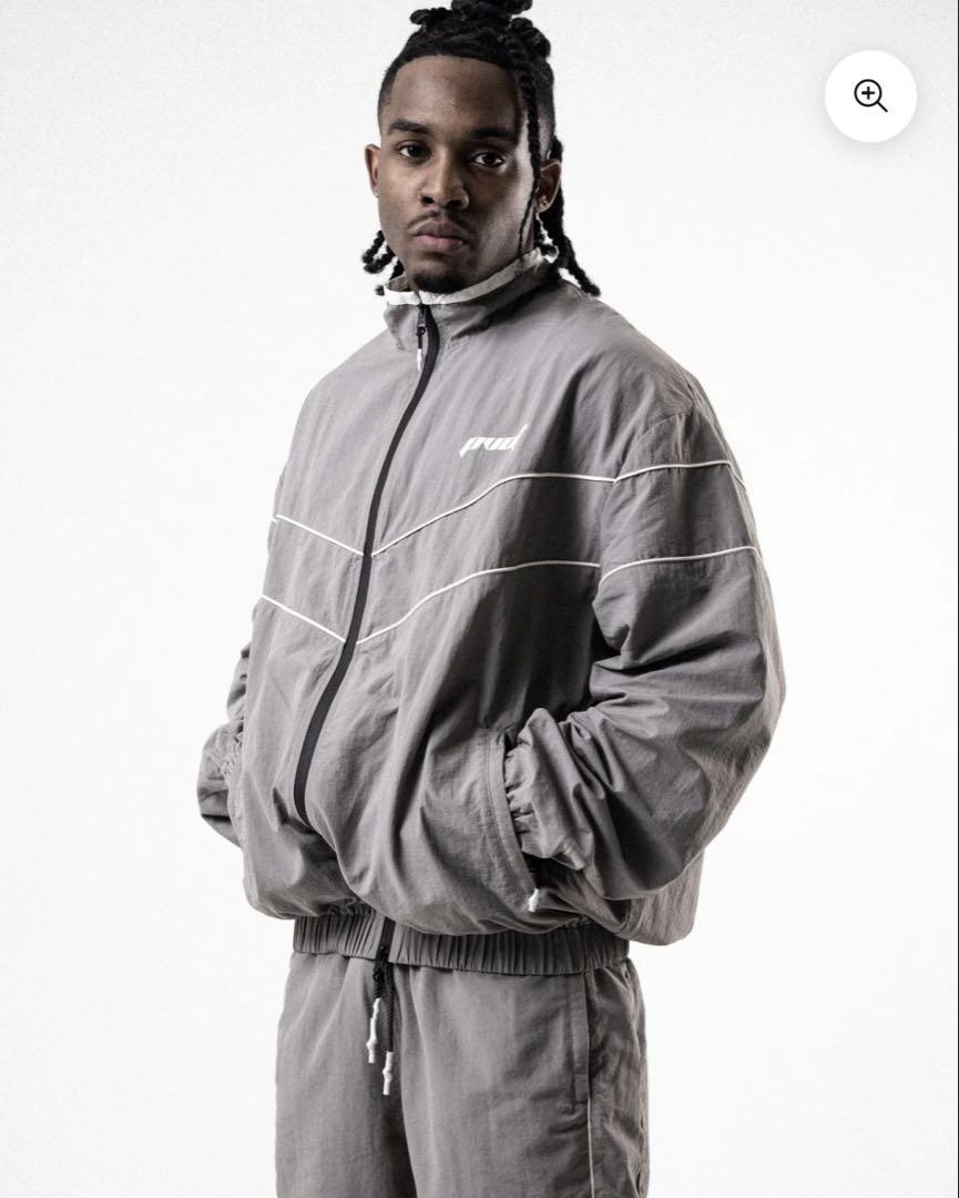 PVOT NYLON JACKET GRAY ／ピボット／ジャケットL／パンツM