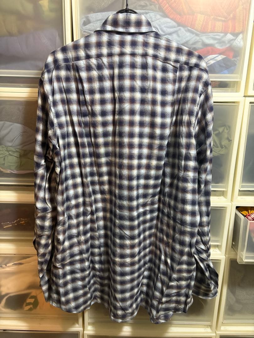 INDIVIDUALIZED SHIRTS シャドーチェックシャツ