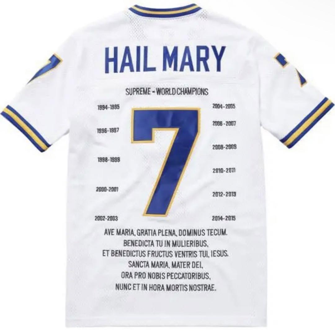 Supreme 2014FW Hail Mary Football Top