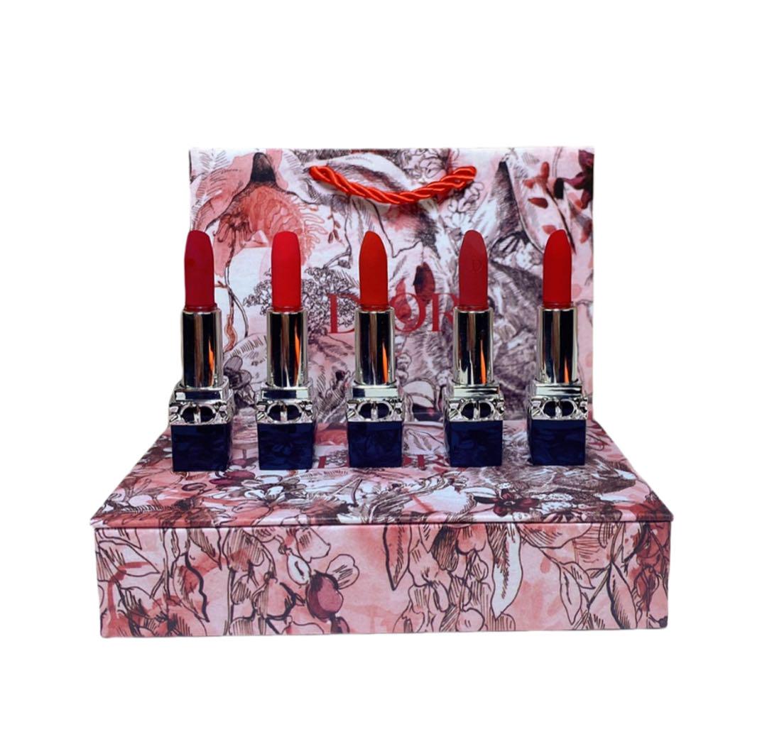 Dior Rouge Dior 口紅 5本セット ギフトボックス付き