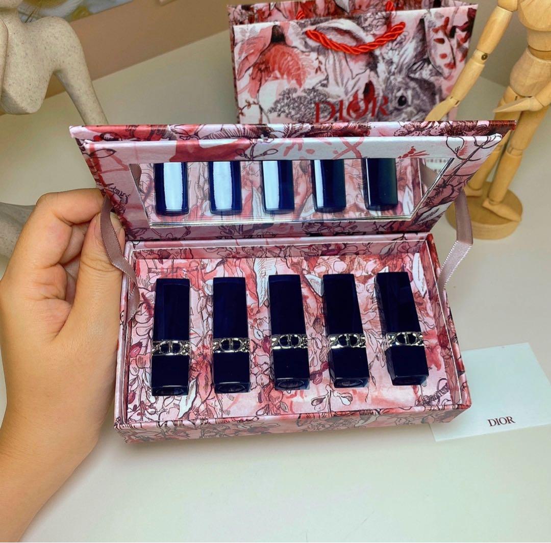 Dior Rouge Dior 口紅 5本セット ギフトボックス付き