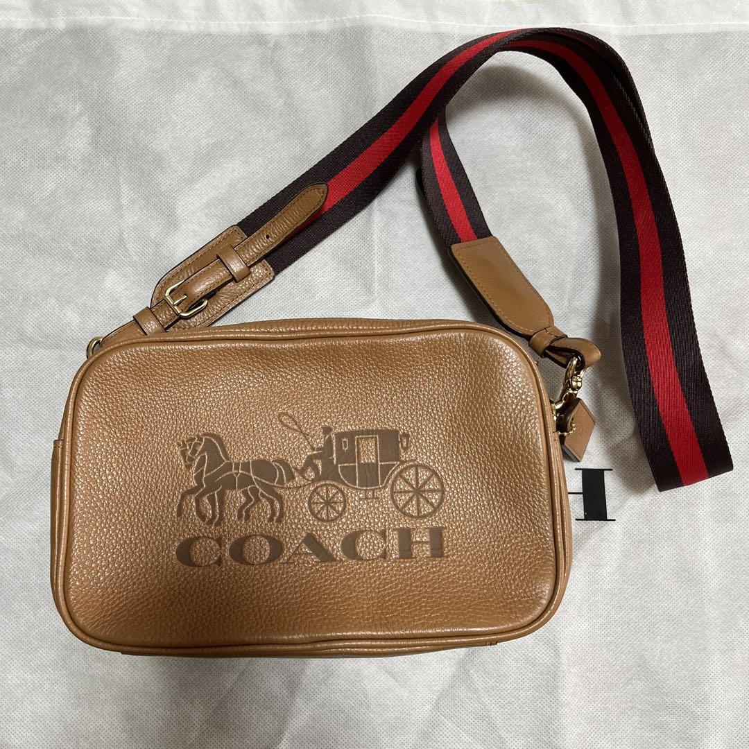 COACH⭐︎コーチ ショルダーバッグ レザージェス - メルカリ
