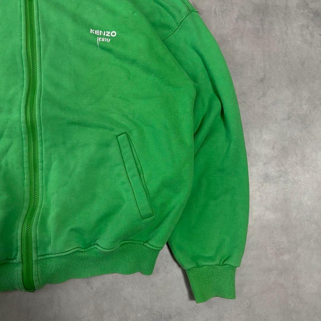 【希少】KENZO 北斎タグ ブルゾン ロゴ ビンテージ 緑 AY95 【希少】KENZO 北斎タグ ブルゾン ロゴ ビンテージ 緑 AY95