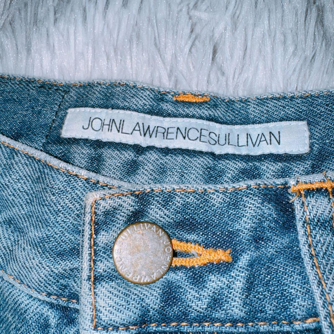 JOHN LAWRENCE SULLIVAN パイソン柄　コート　 デニム　S
