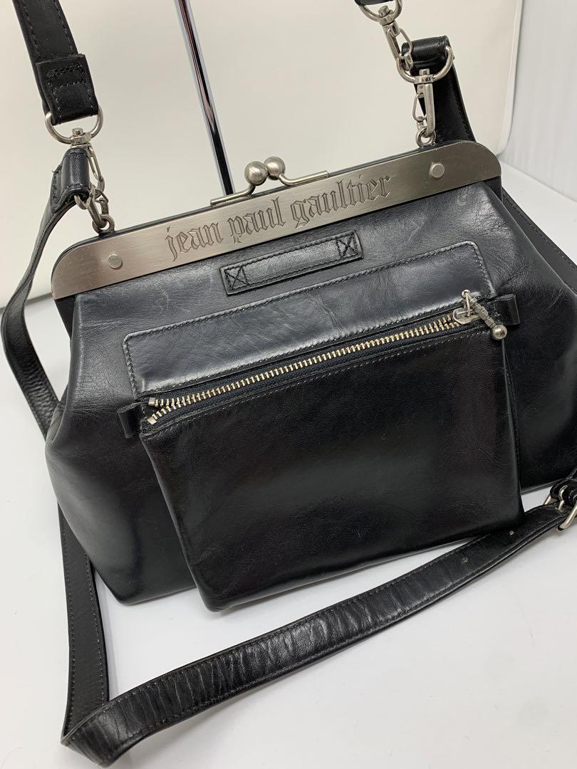 レア Jean Paul Gaultierゴルチエ がま口バッグ 2way レディース