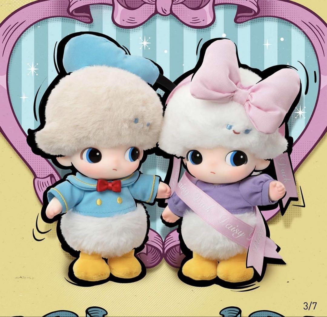 匿名配送　disney popmart ぬいぐるみ　ペンダント　dimoo dimoo world Disney ぬいぐるみ POPMART - メルカリ