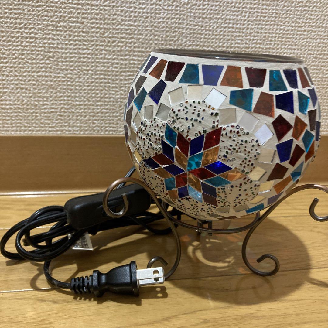 ☆☆モザイク模様のランプ☆☆モザイクアロマライト☆