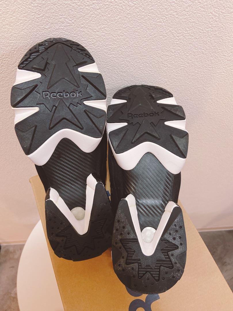 り*ご様 ◇美品◇リーボック Reebok ポンプフューリー 23.0cm 黒色